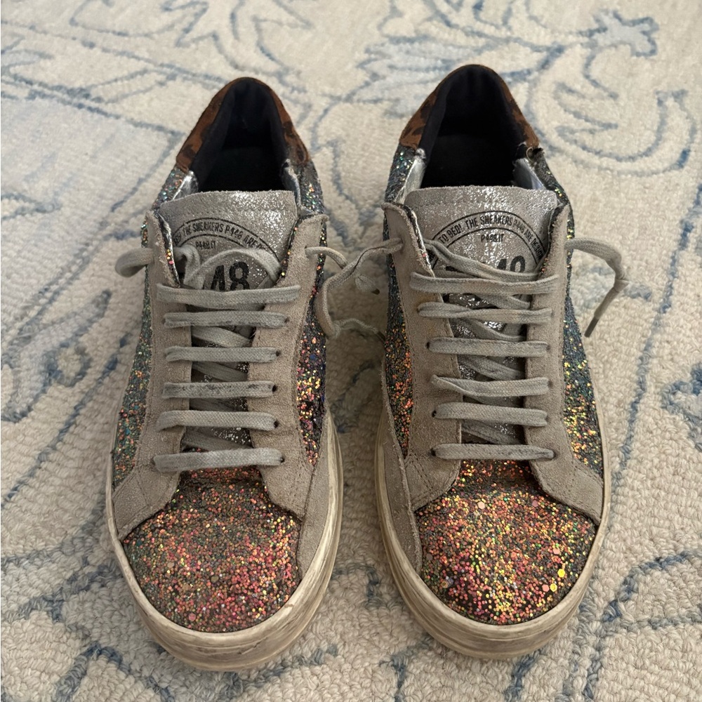 P448 Multicolor Glitter Sneakers